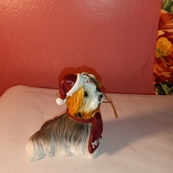 CHRISTMAS COLORFUL DOG PET CERAMIC ORNAMENT - Picture 5 of 9